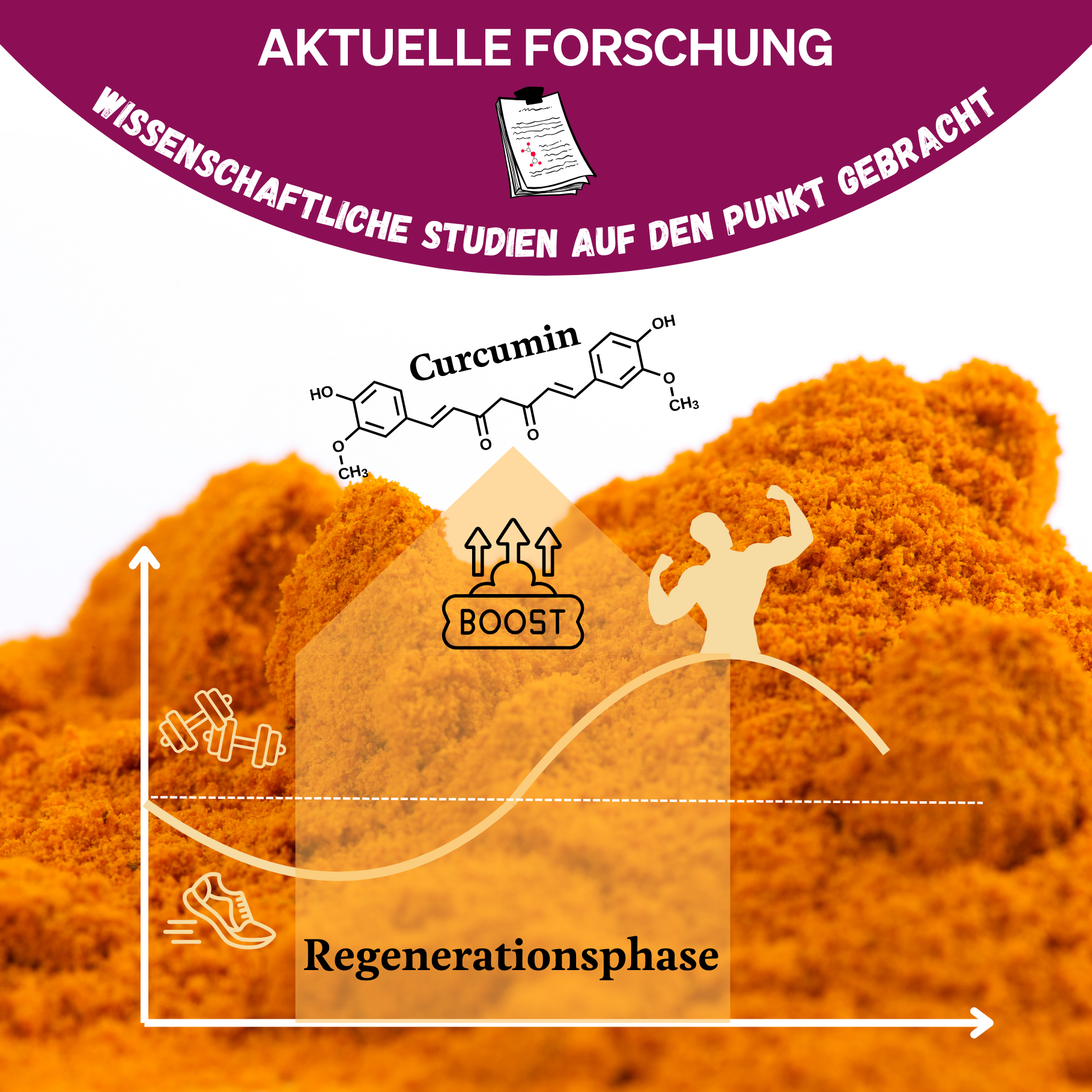 Curcumin gegen Muskelkater - Das sagt die Wissenschaft